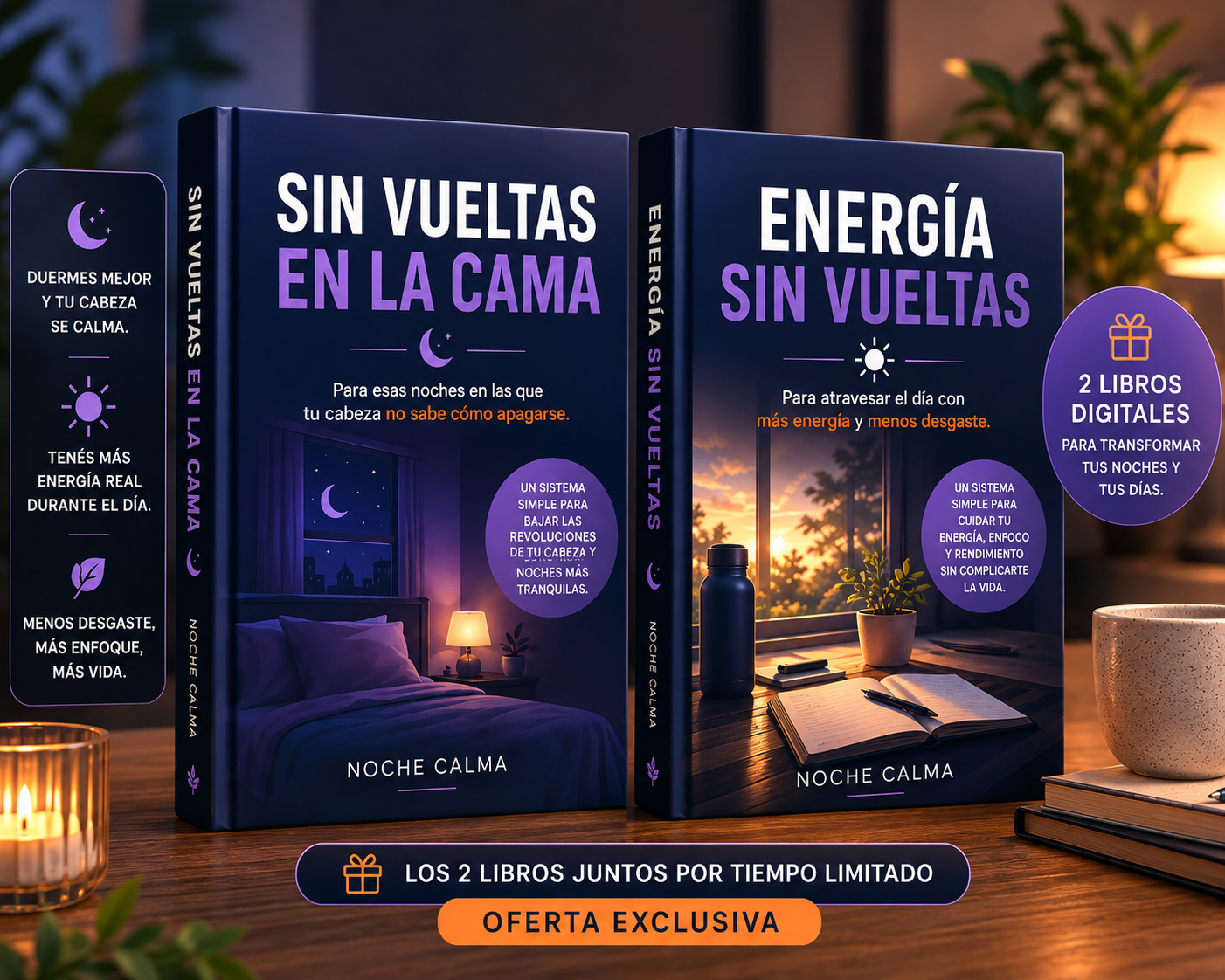 Sin Vueltas en la Cama - Pack Descanso y Energía