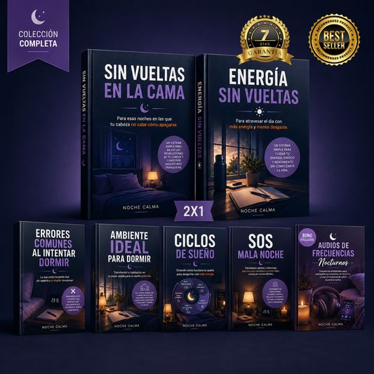 2x1 Colección Descanso y Energía + 4 Herramientas + Frecuencias nocturnas